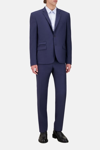 Veste de costume en laine - Bleu marine