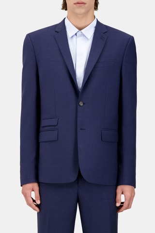 Veste de costume en laine - Bleu marine