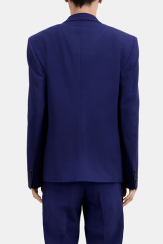 Veste de costume en laine - Bleu