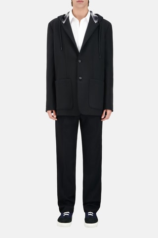 Veste de costume en laine - Noir