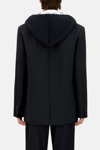 Veste de costume en laine - Noir