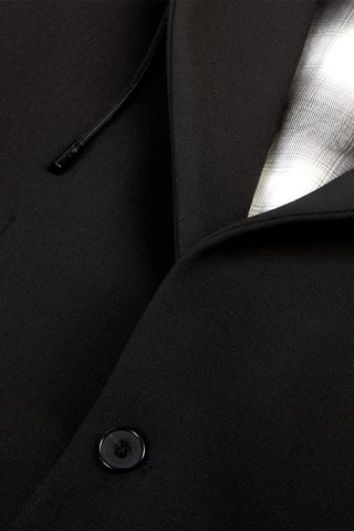 Veste de costume en laine - Noir