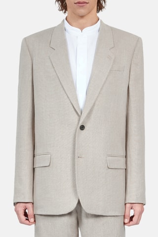Veste de costume en lin - Beige