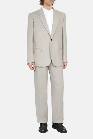 Veste de costume en lin - Beige