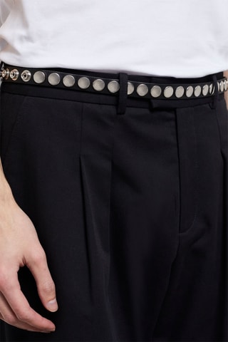 Ceinture en cuir - Noir