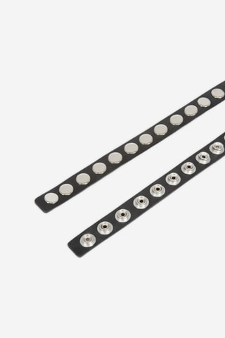 Ceinture en cuir - Noir