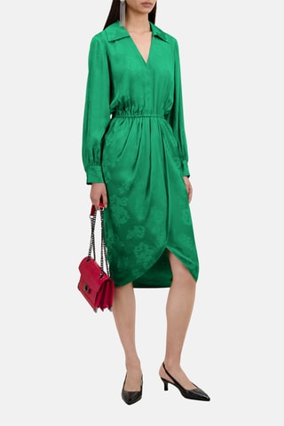 Robe portefeuille - Vert