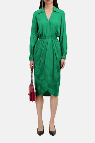 Robe portefeuille - Vert