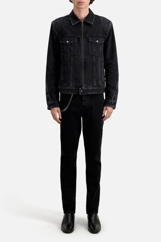 Blouson en jean - Noir