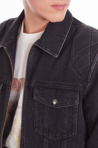 Blouson en jean - Noir