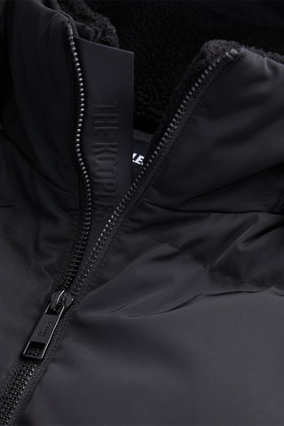 Doudoune sans manches à capuche - Noir