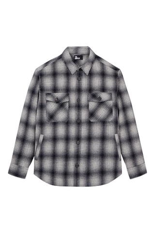 Surchemise en laine - Gris