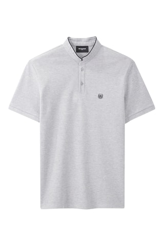 Polo - Gris clair chiné