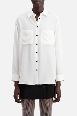 Chemisier en soie - Blanc