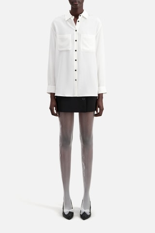 Chemisier en soie - Blanc