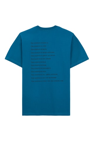 T-shirt - Bleu pétrole