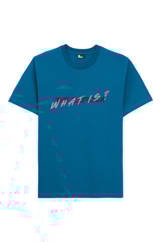 T-shirt - Bleu pétrole