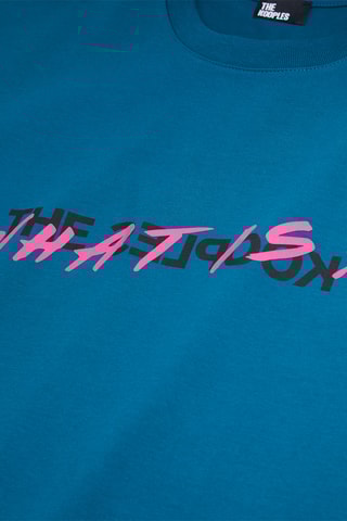 T-shirt - Bleu pétrole