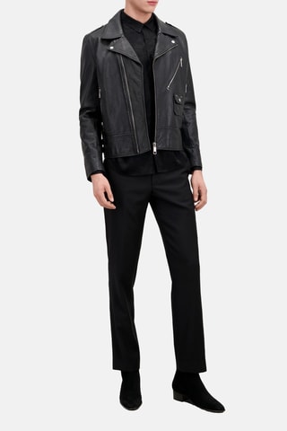 Blouson en cuir - Noir