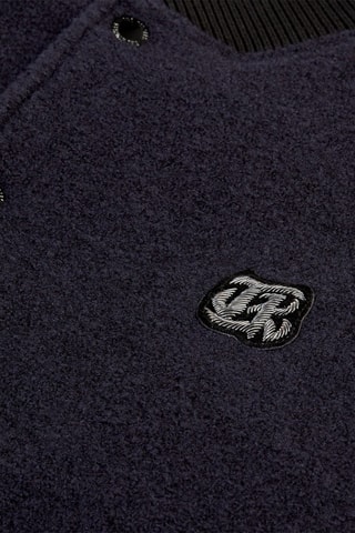 Blouson en laine - Bleu marine