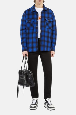 Blouson en laine - Bleu