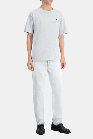 T-shirt - Gris clair chiné