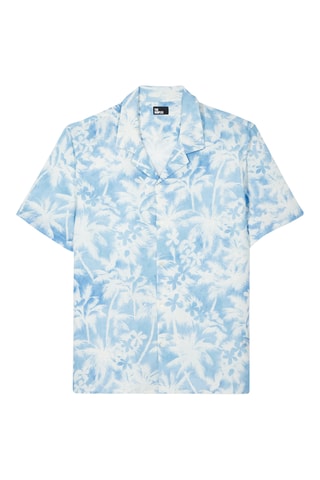 Chemise en lin - Bleu