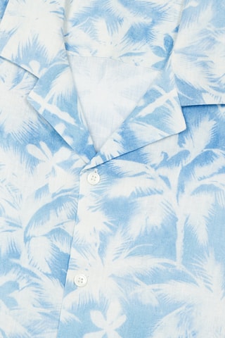 Chemise en lin - Bleu