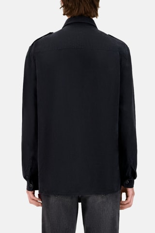 Chemise en lin - Noir