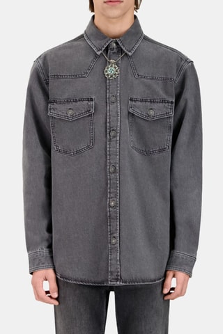 Chemise en jean - Gris