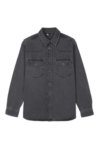 Chemise en jean - Gris