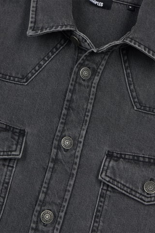 Chemise en jean - Gris