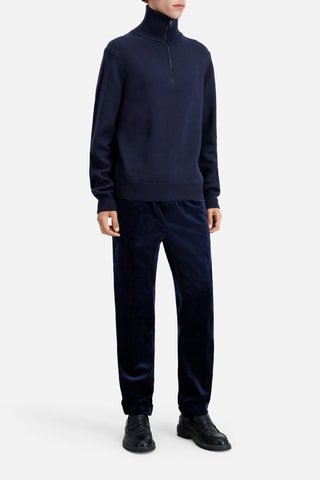 Pull en laine - Bleu marine