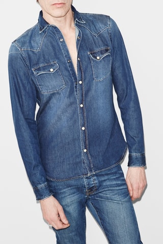 Chemise en jean - Bleu