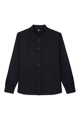 Chemise en lin - Noir