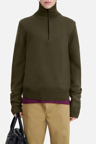 Pull en laine - Kaki