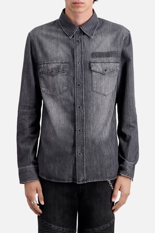 Chemise en jean - Gris