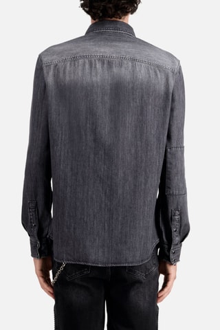 Chemise en jean - Gris