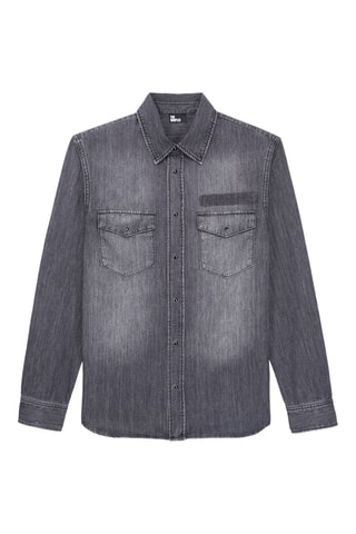 Chemise en jean - Gris