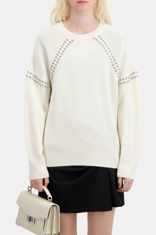 Pull en laine et cachemire - Ecru