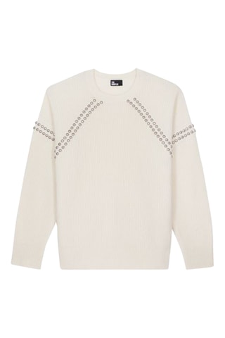 Pull en laine et cachemire - Ecru