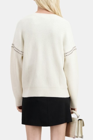 Pull en laine et cachemire - Ecru