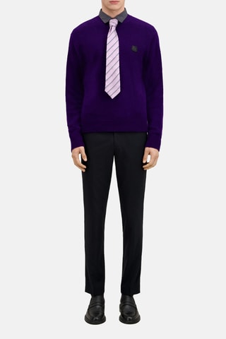 Pull en laine et alpaga - Violet