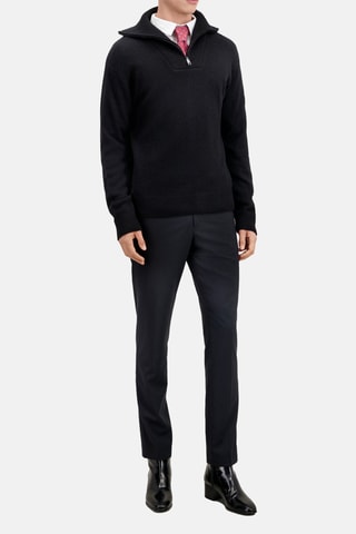 Pull en laine et alpaga - Noir