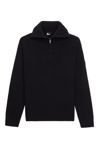 Pull en laine et alpaga - Noir