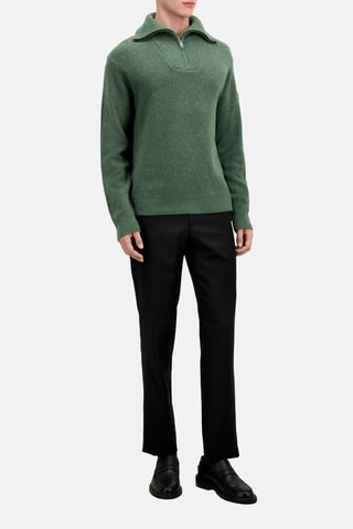 Pull en laine et alpaga - Vert