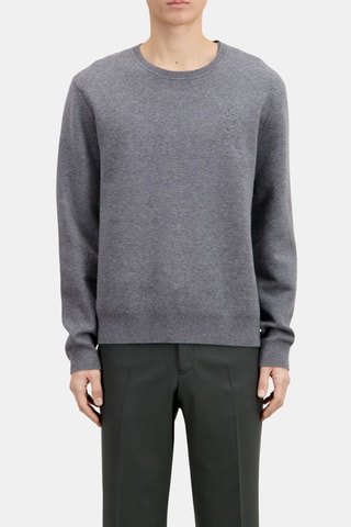 Pull en laine - Gris chiné