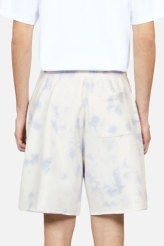 Short tie and dye - Blanc