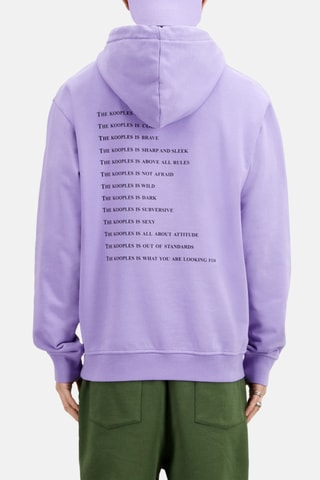 Sweat à capuche - Violet