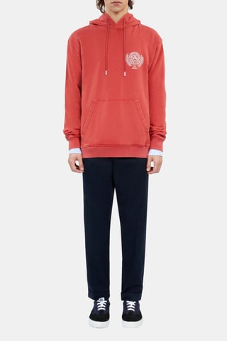 Sweat à capuche - Rouge brique